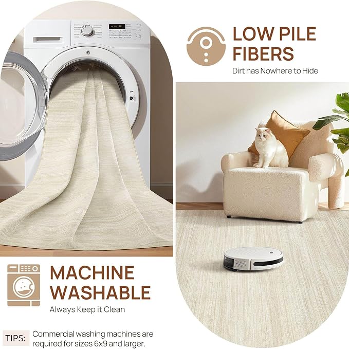 UERMEI 10x12 Washable Area Rug - Image 7