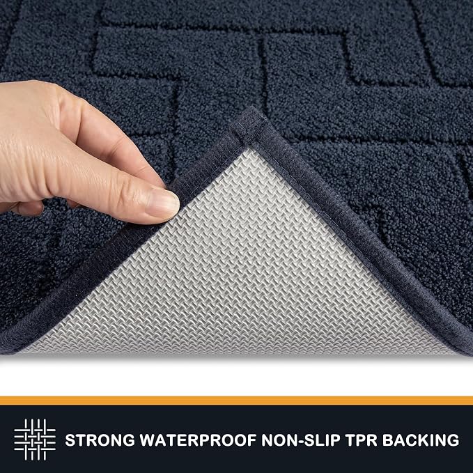 PURRUGS Dirt Trapping Door Mat 24" x 59", Non-Slip Machine Washable Entry Rug - Image 4