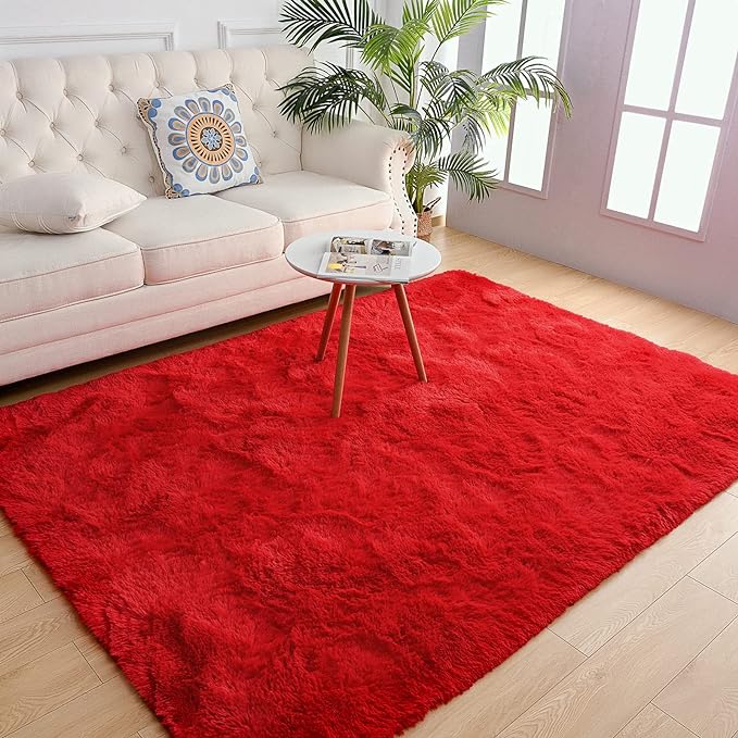 Chicrug Soft Area Rug for Bedroom Living Room Plush Fluffy Rug 8x10 Feet by ChicrugHomeDecor