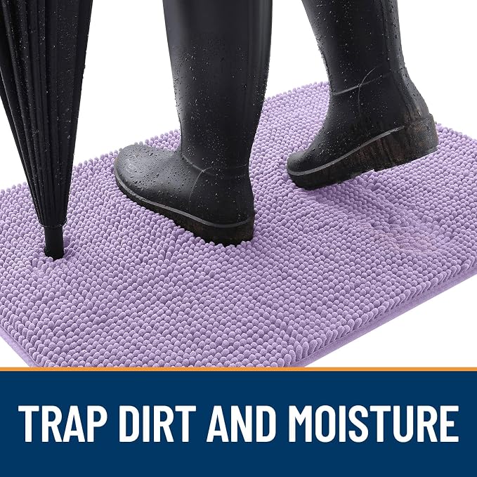 OLANLY Dog Door Mat for Muddy Paws 47x24, Absorbs Moisture and Dirt, Absorbent - Image 2