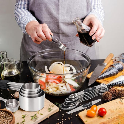 Magnetic Measuring cups and spoons Set, 5 Stainless Steel Magnetic Measuring - Image 7