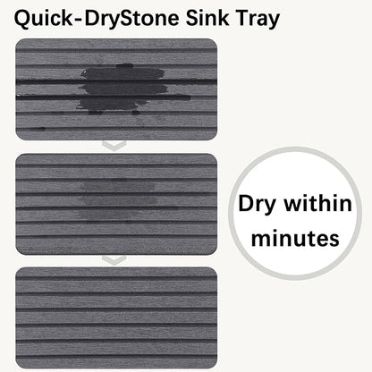 NiuYichee 2 PCS Water Absorbent diatomite Coasters, 7.1" x 3.5" Water Absorbing - Image 4