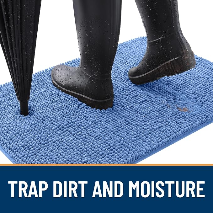 OLANLY Dog Door Mat for Muddy Paws 32x20, Absorbs Moisture and Dirt, Absorbent - Image 2