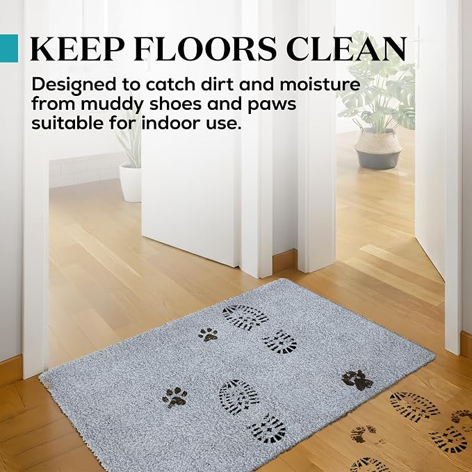Premium Microfiber Indoor Door Mat – 20"x30" Washable Entry Mat, Waterproof - Image 3