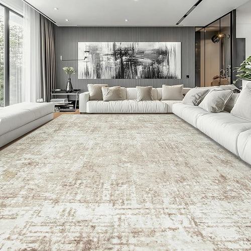 10x14 Area Rugs Large Living Room Rug Washable: Modern Abstract Rug Indoor - Image 2