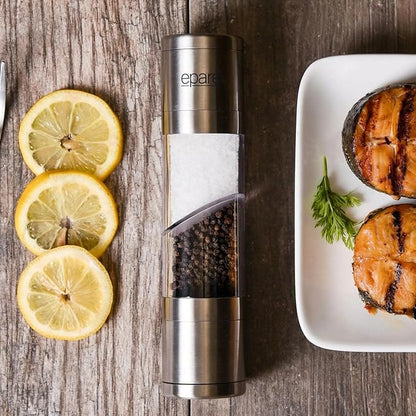 Eparé Salt and Pepper Grinder in One – 2 in 1 Salt and Pepper Grinder Combo - Image 9