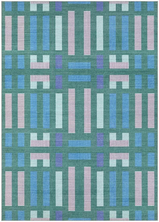 cotiled 6x9 Area Rugs Living Room Rug: Washable Boho Rugs - Image 9