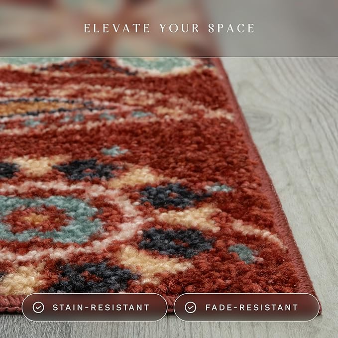 Maples Rugs Reggie Floral Runner Rug - Image 5