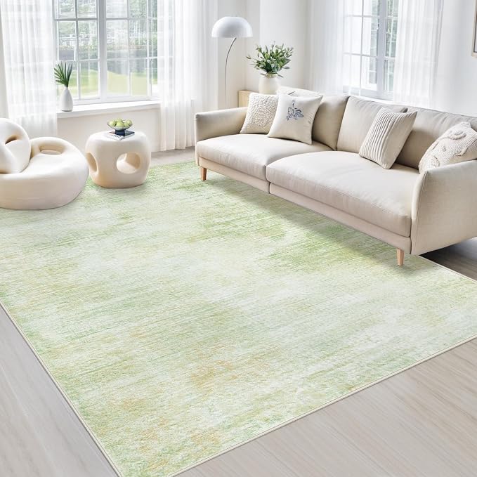 Area Rugs 5x7 Living Room: Washable Rug Modern Abstract Rugs Soft Non Slip by MXSANYOORUG