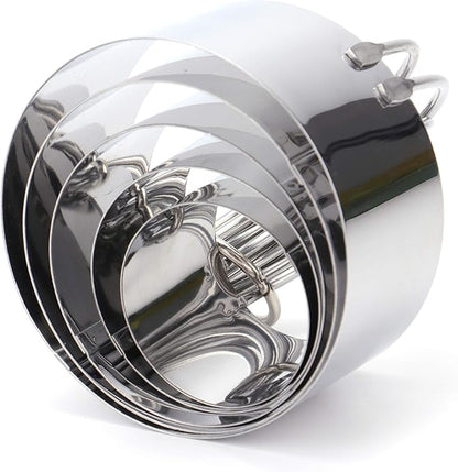 Tosnail Pastry Cutter, Dough Blender, 3 Cup Flour Sifter and Biscuit Cutter - Image 3
