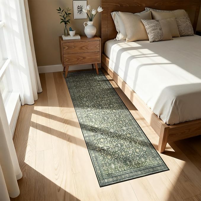 Lofus 3' X 10' Area Rug for Hallways, Low Pile Soft Carpet Runner for Kitchen - Image 4