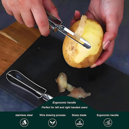 Potato Peelers for Kitchen, Just Like Mom's old steel Peeler - Image 2
