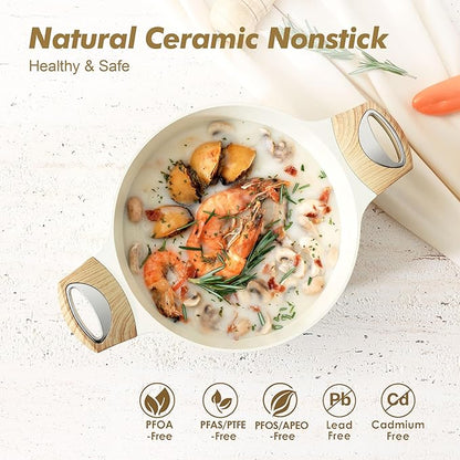 SENSARTE Ceramic Nonstick Stock Pot - Image 3