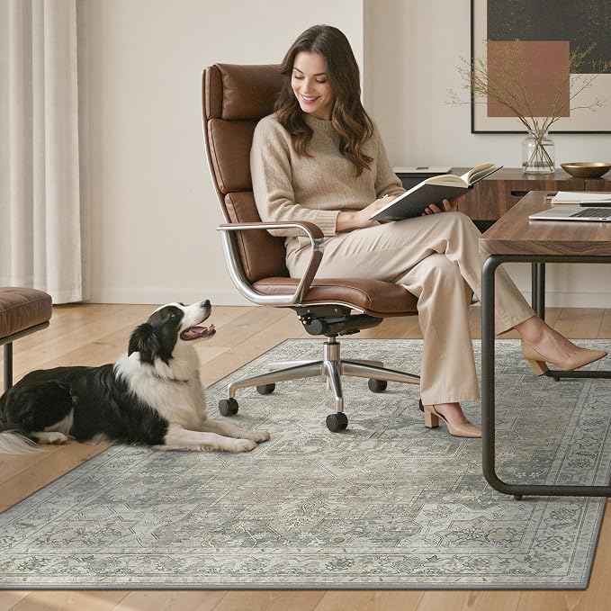 36"x60" Office Chair Mat for Hardwood Tile Floor, Under Desk Carpet Protector - Image 7