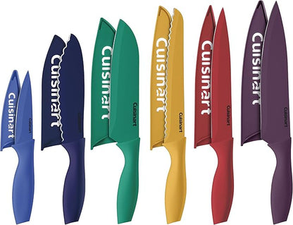 Cuisinart C55-12PCKSAM 12-Piece Ceramic Coated Stainless Steel Knives, Comes by Cuisinart