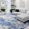 RELEANY Washable Area Rugs 8'x10' Non-Slip Modern Abstract Soft by RELEANY