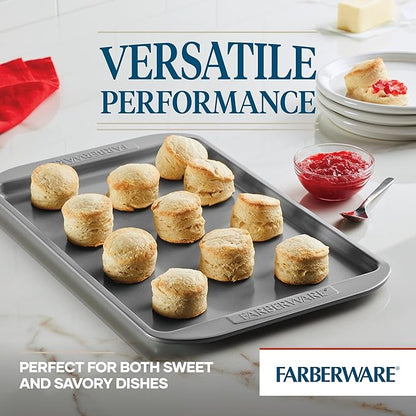 Farberware Nonstick Bakeware 3-Piece Cookie Pan Set - Image 3