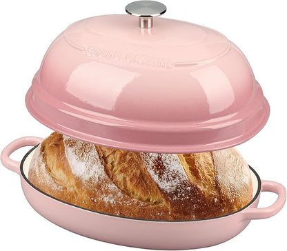 EDGING CASTING Enameled Oval Cast Iron Dutch Oven Pot - Image 3