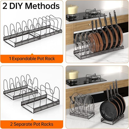 MUDEELA Pots and Pans Organizer Rack - Image 5