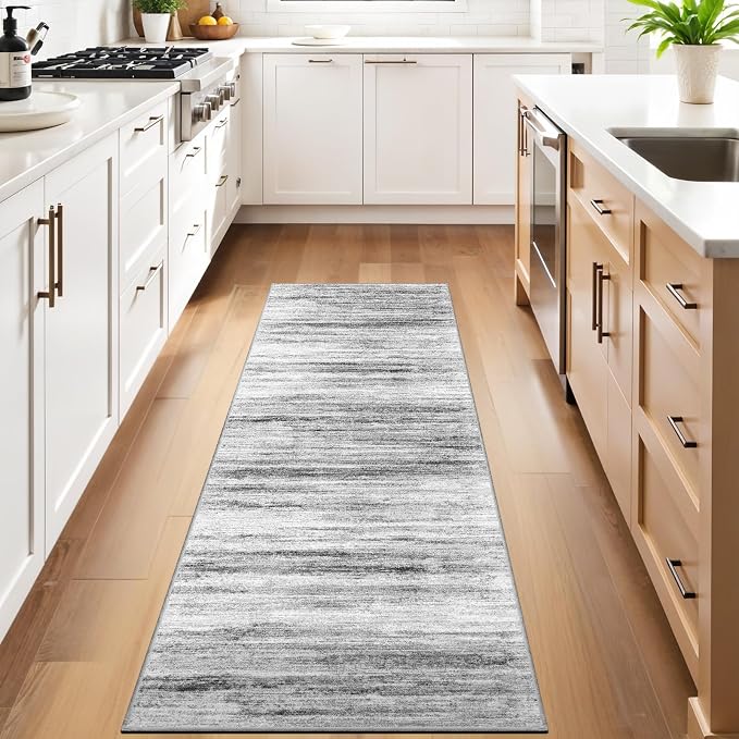 3x8 Washable Runner Rug for Family: Easy-to-Clean Runners for Hallway Entryway - Image 3