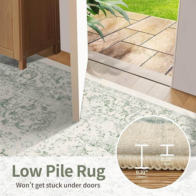 Rugxara Washable Area Rug for Living Room, Bedroom Kitchen - Image 6
