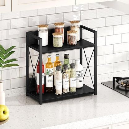 Giikin Kitchen Countertop Organizer, 2 Tier Coffee Bar Organizer, Kitchen - Image 5
