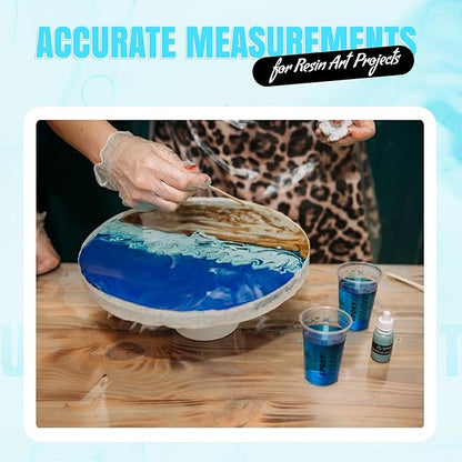 10oz Disposable Graduated Cups for Mixing Epoxy Resin - Image 5