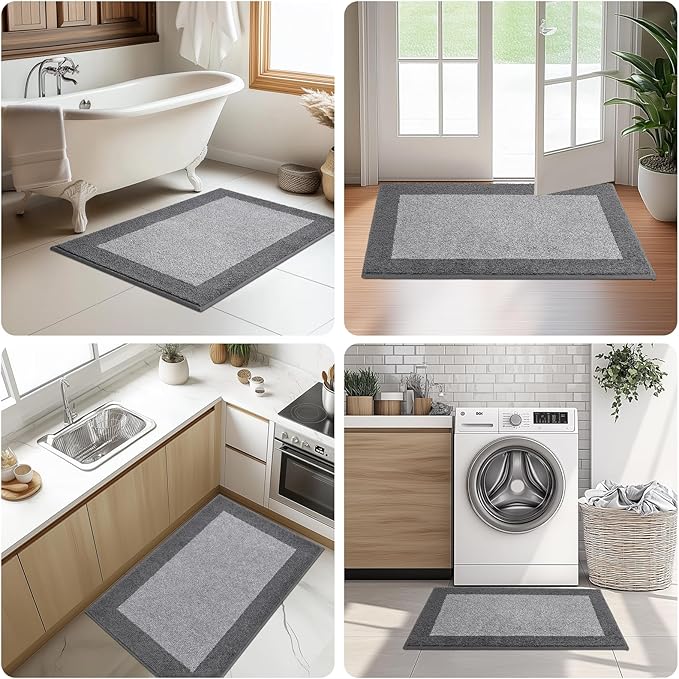 Machine Washable Kitchen Rug 32" x 72", Non Slip Indoor Door Rug, Absorbent - Image 6