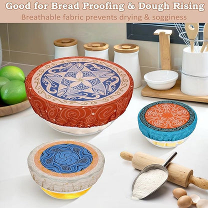 5-Size Reusable Beeswax Bowl Covers - Image 4
