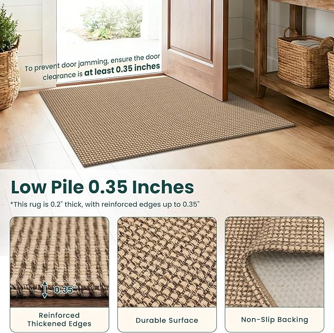 KOZYFLY Boho Runners for Hallways 2.6x10 ft Washable Kitchen Runner Non Slip - Image 4