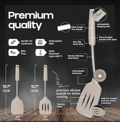 BakeRoyal Silicone Spatula Set - Image 2