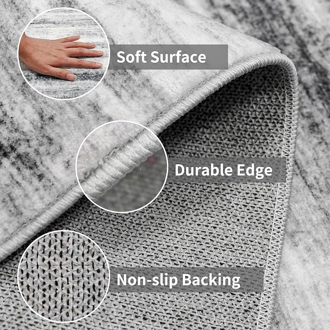 3x16 Washable Hallway Runner Rug: Extra Long Runners - Image 5
