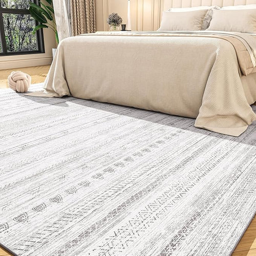 9x12 Area Rugs for Living Room Machine Washable Rug Distressed Indoor Carpet by Tchdio