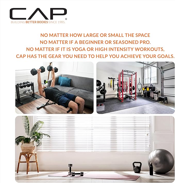 CAP Barbell 1/2-Inch High Density Exercise Yoga Mat - Image 7