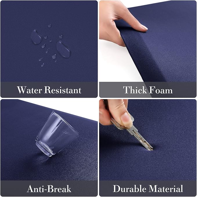 HappyTrends 2 PCS Kitchen Mat Cushioned Anti-Fatigue Floor Mat, Heavy Duty - Image 6