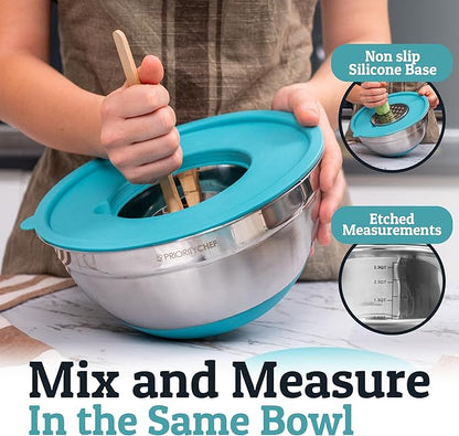 Priority Chef 6Pc Large Mixing Bowls - Image 3