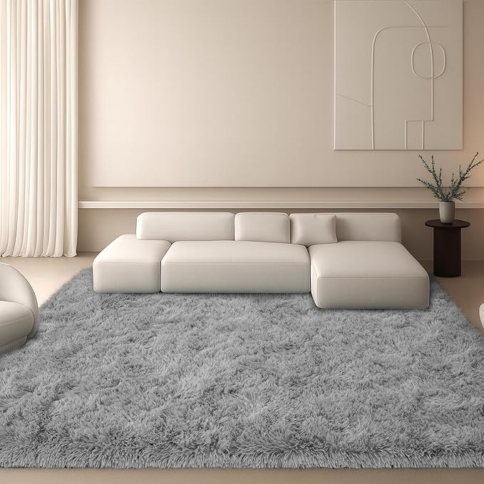 5x7ft Fluffy Plush Shag Rug, Soft Area Rug - Image 4