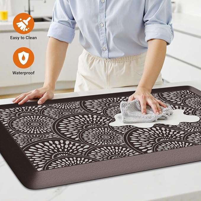 Mattitude 4/5 Inch Kitchen Mat, 20x39in Heavy Duty Ergonomic Comfort Foam - Image 5