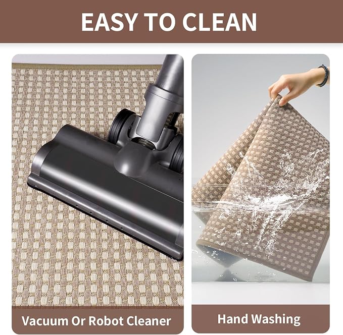YDKGL Kitchen Runner Rugs Non Slip Washable, Super Absorbent Soft Chenille - Image 7