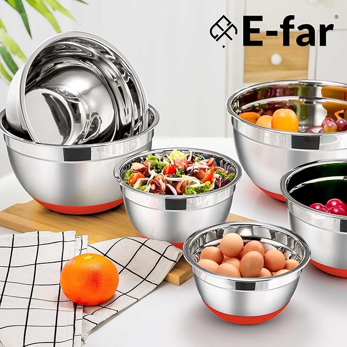 E-far Stainless Steel Mixing Bowls - Image 8
