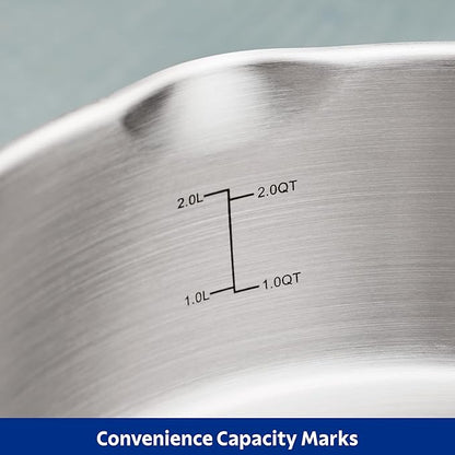 Tramontina Tempo Tri-Ply Base Stainless Steel 3.5-Quart Saute Pan - Image 5