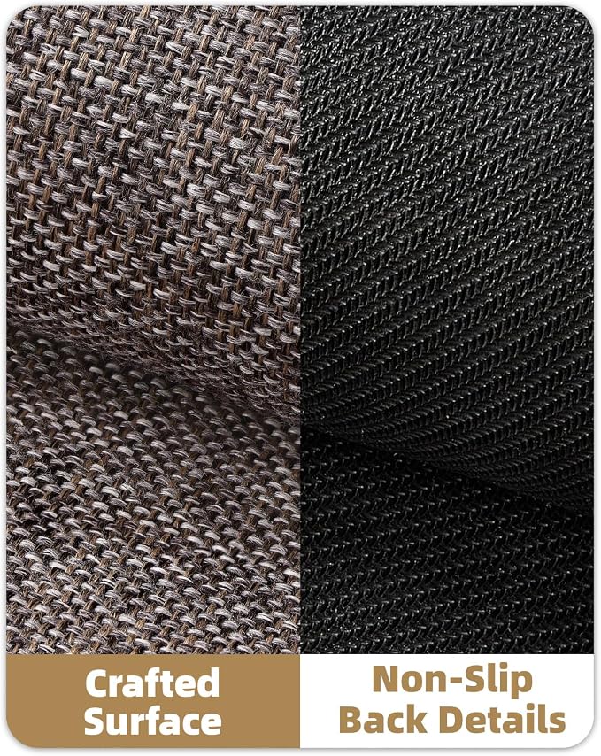 Color&Geometry Ultra Thin Indoor Door Mat 32"x48", Non Slip Rubber Backed Dirt - Image 6