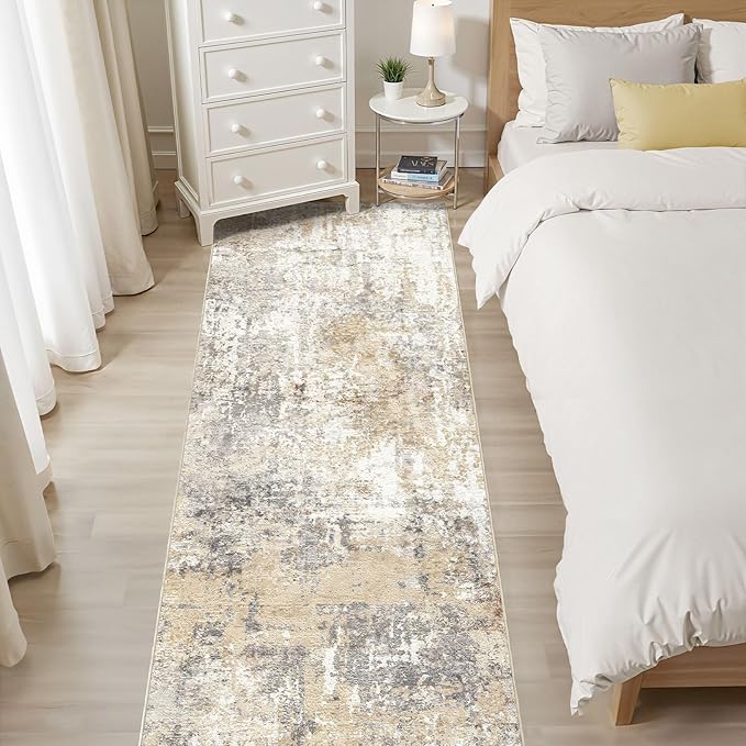 Runner Rug Kitchen Washable Rugs: 2x10 Non-Slip Abstract Soft Modern Stain - Image 6