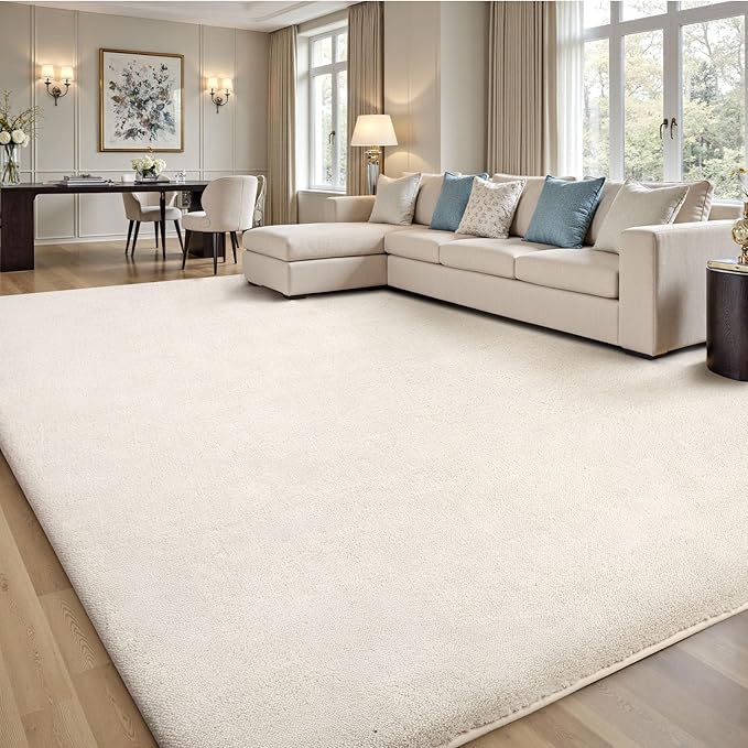 Sour Lemon 8x10 Area Rugs for Living Room, Soft Large Area Rug Fluffy Rugs for by SourLemon