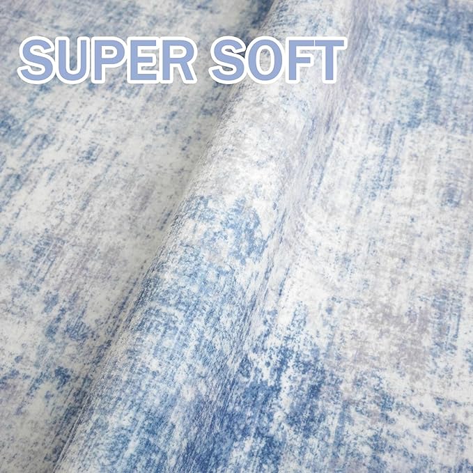 IOHOUZE Abstract Runner Rug 2x7 Ft Washable Runners - Image 6