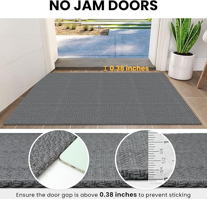 IOHOUZE Washable Runner Rug 2x5 Non Slip Runners - Image 2