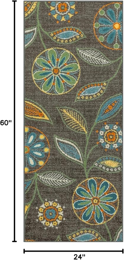 Maples Rugs Reggie Floral Runner Rug - Image 2