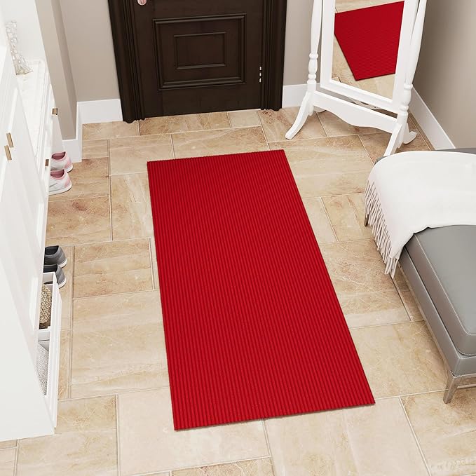 Ottomanson 2'7" x 5' Mud Mat Area Rug Scraper Carpet by Ottomanson