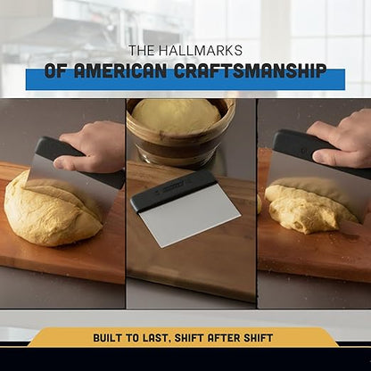 Dexter-Russell 6” x 3” Dough Cutter/Scraper – S196B, Stainless Steel Blade - Image 5