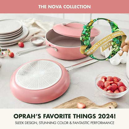 GreenPan Nova 10” Frying Pan Skillet and 4.37QT Sauté Pan - Image 2